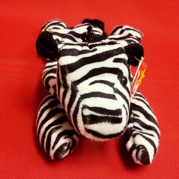 Ziggy The Zebra Beanie Babies Ty 1995 Animal Plush - Picture 1 of 13